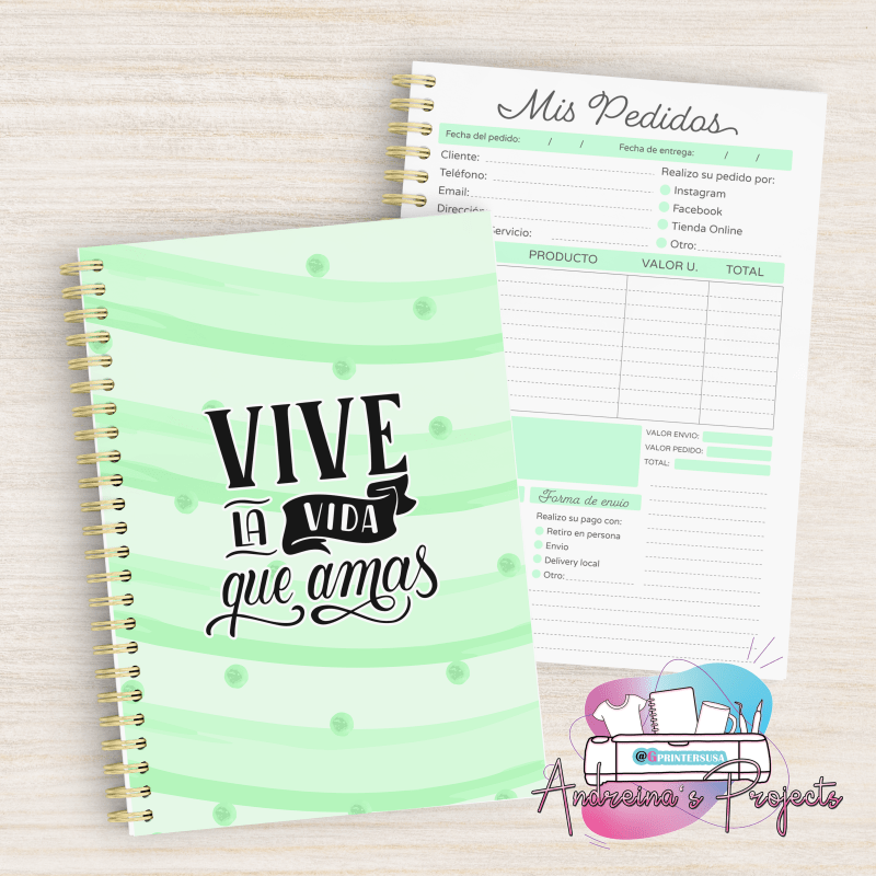 Cuaderno de pedidos Diseño  #89