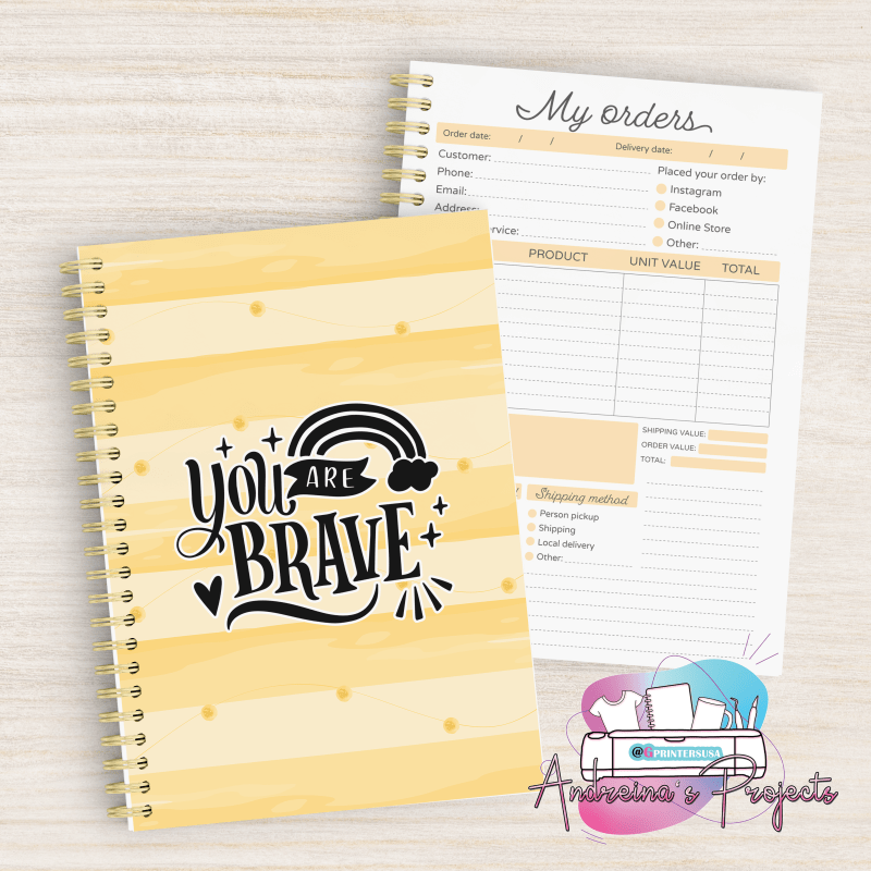 Cuaderno de pedidos (inglés) Diseño  #95