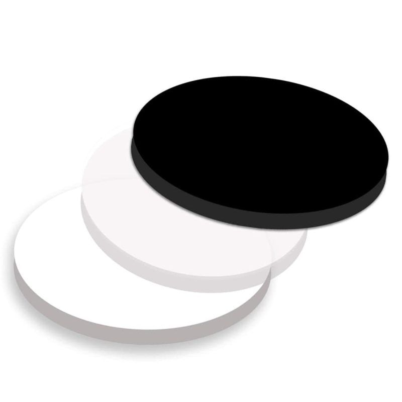 Blank acrylic rounds 1/8
