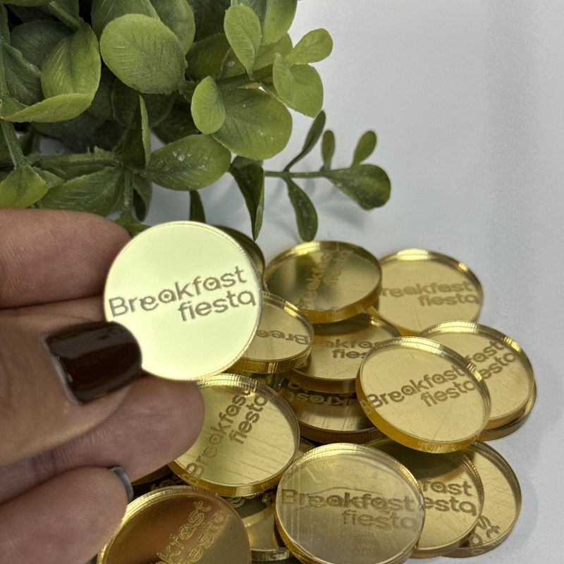 Acrylic Tag/Charms 1”