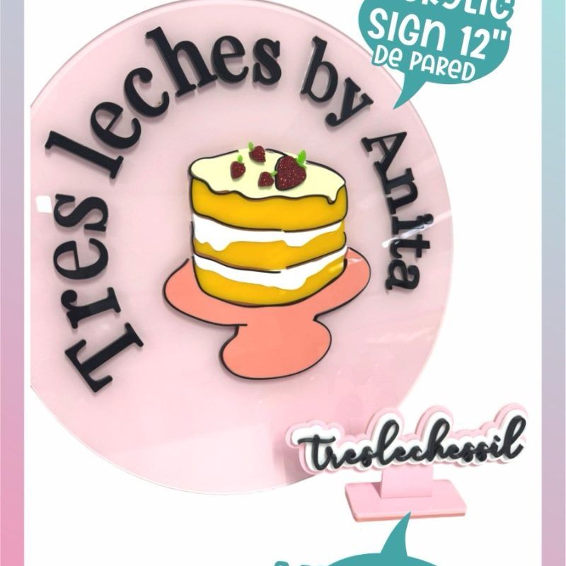 Promo sign 12” + watermark